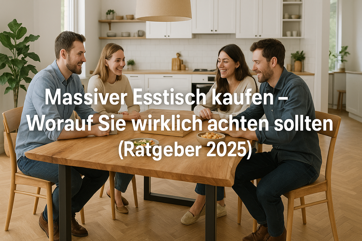 Massiver Esstisch kaufen – Worauf Sie wirklich achten sollten