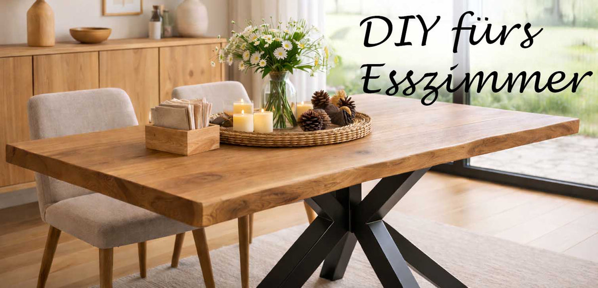 DIY fürs Esszimmer – einfache Ideen für mehr Persönlichkeit