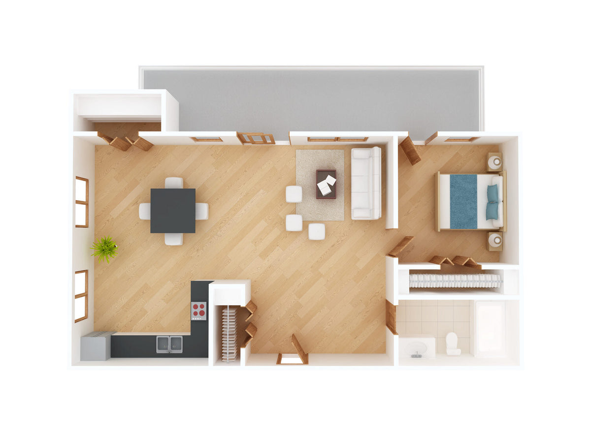 Wohnung einrichten und Möbel richtig stellen - die Planung machts