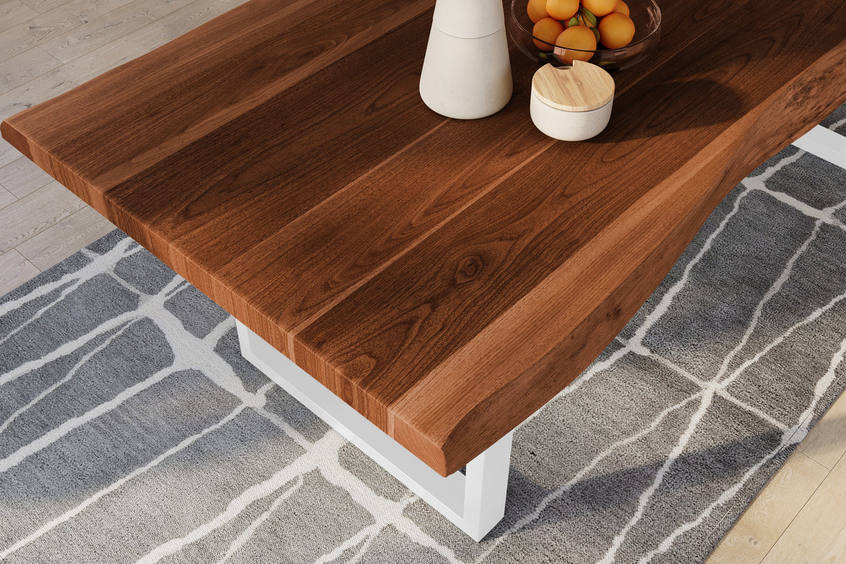 #240x120 #nussbaumfarben #u-gestellweiß