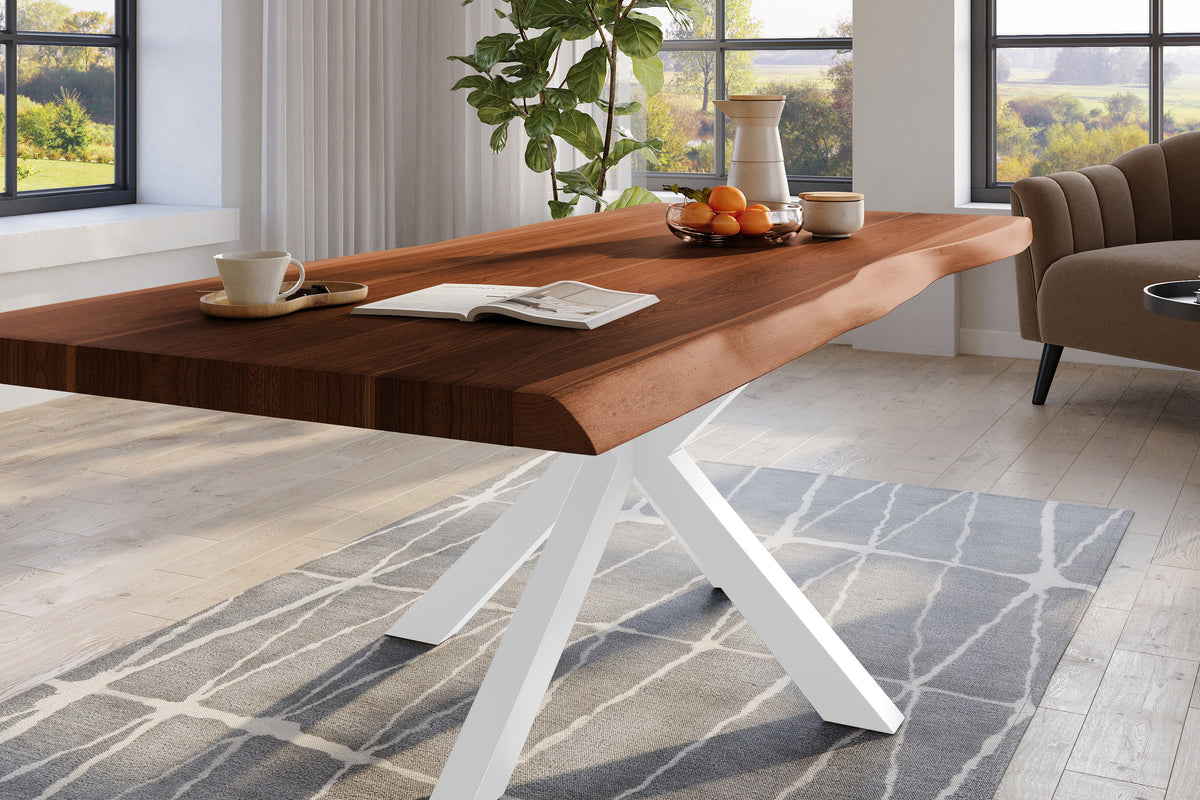 #240x110 #nussbaumfarben #spider-gestellweiß