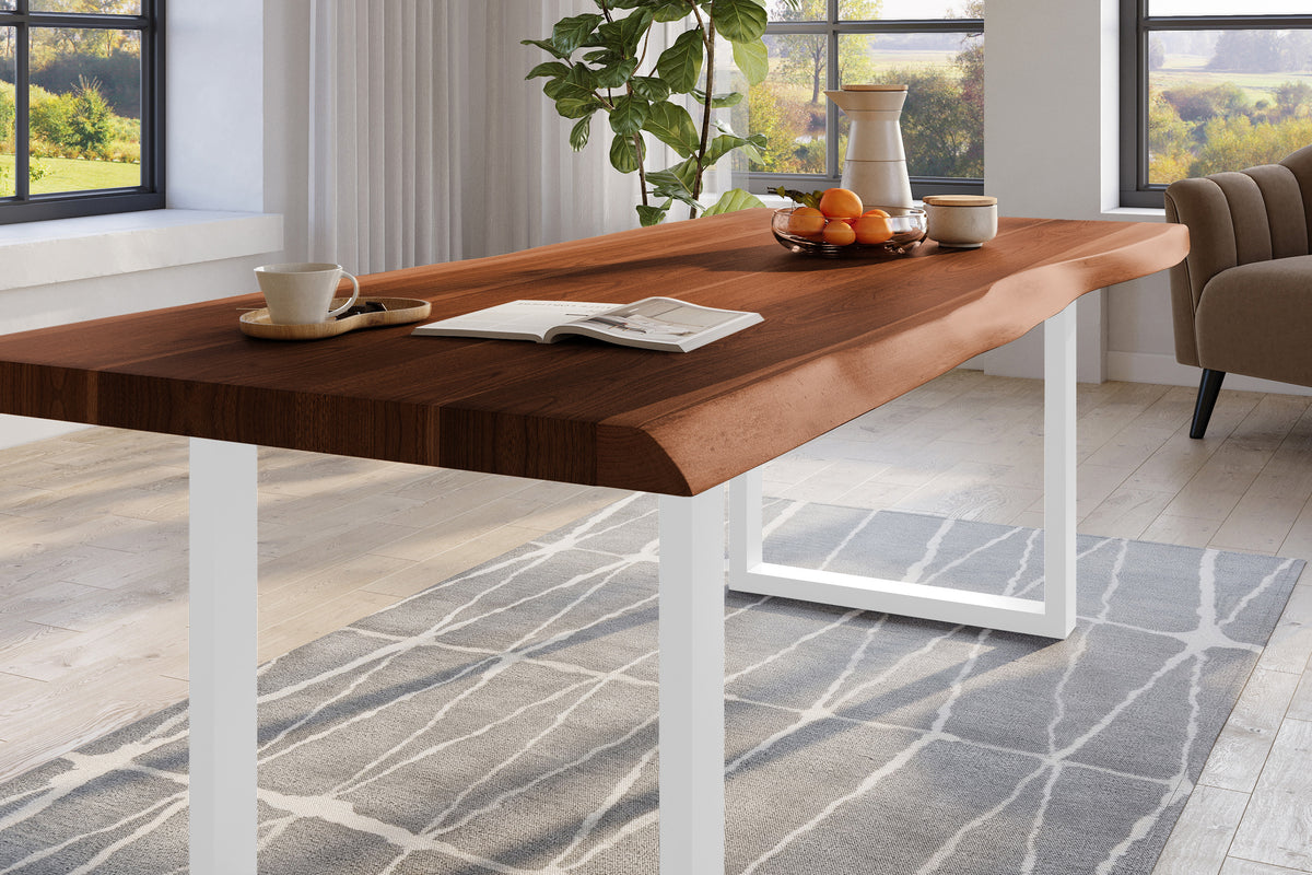 #240x120 #nussbaumfarben #u-gestellweiß