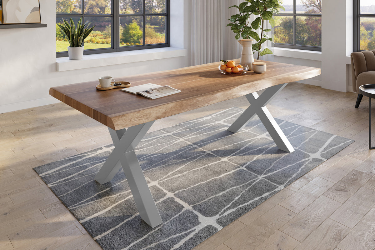 #220x110 #naturfarben #x-gestellsilber