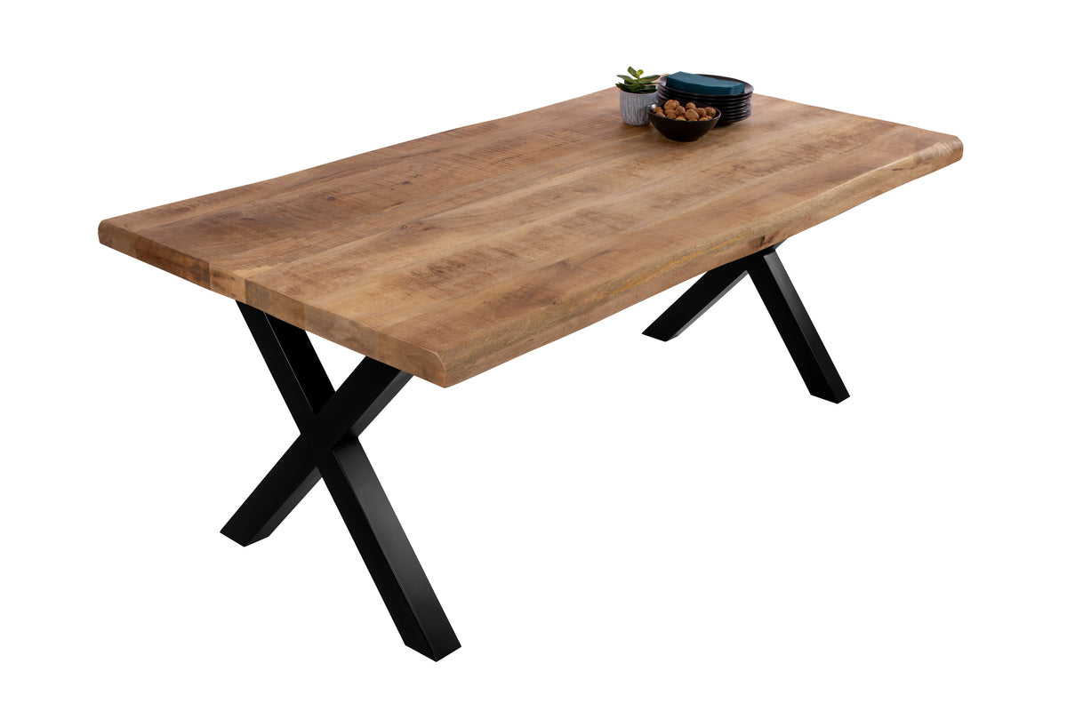 #180x90 #mangonaturfarben #x-gestellschwarz