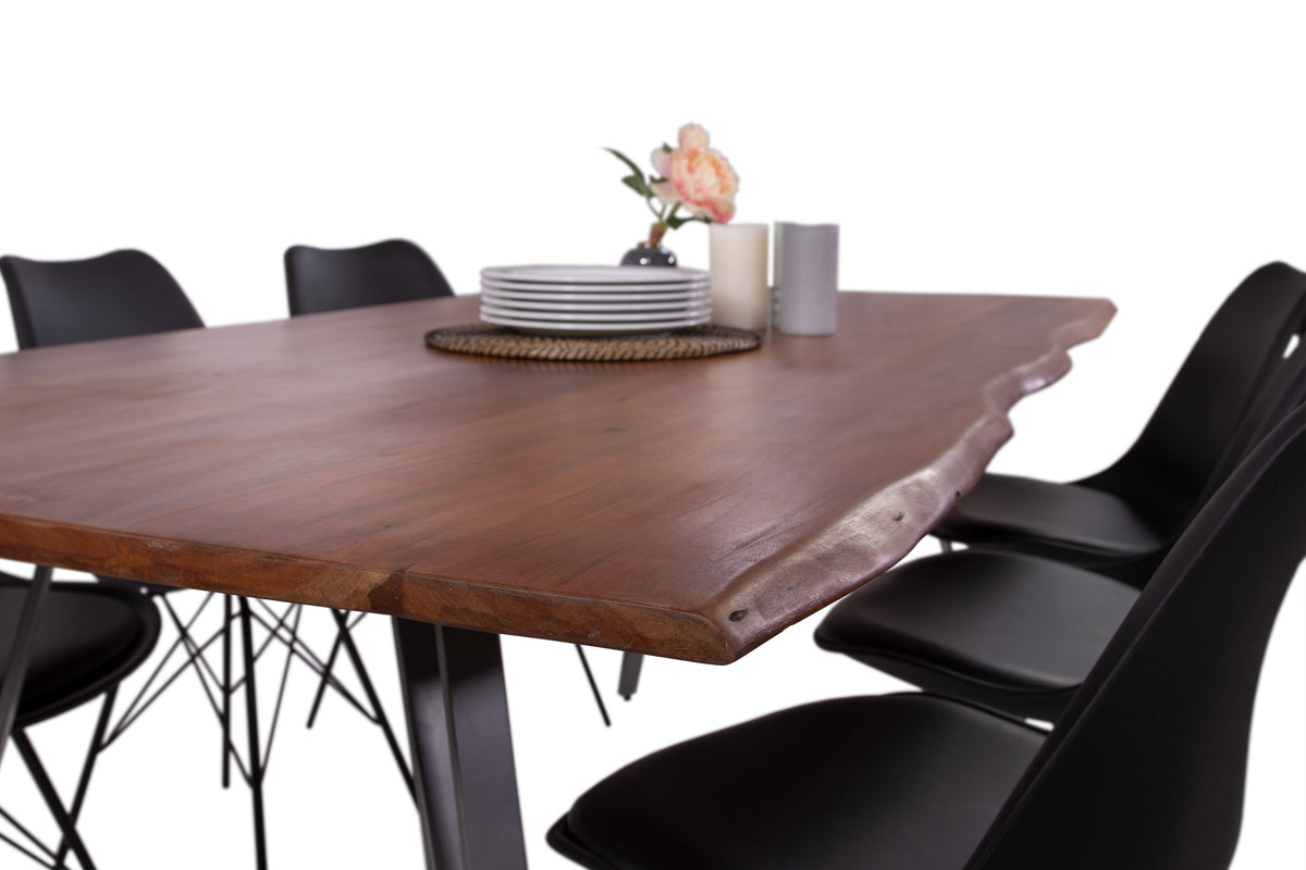 #180x90 #nussbaumfarben #silber