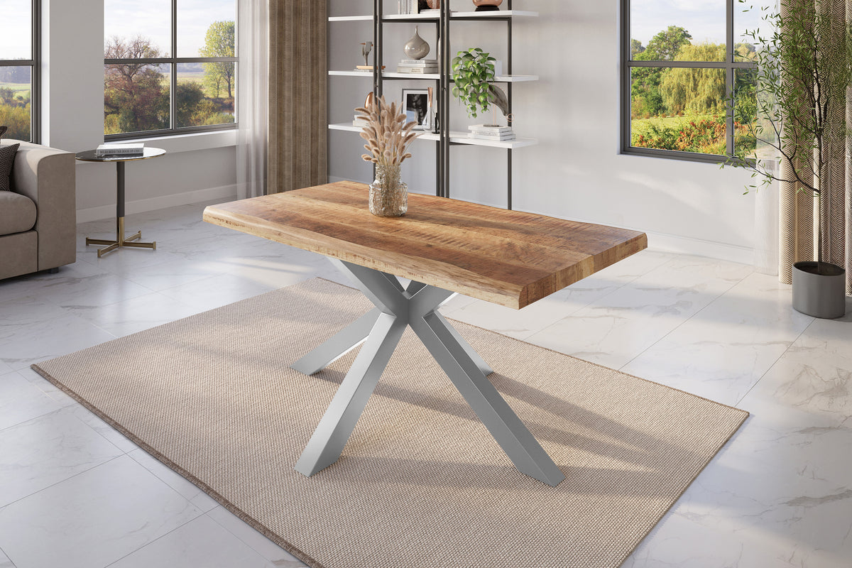 #160x85 #mangoroughfarben #spider-gestellsilber