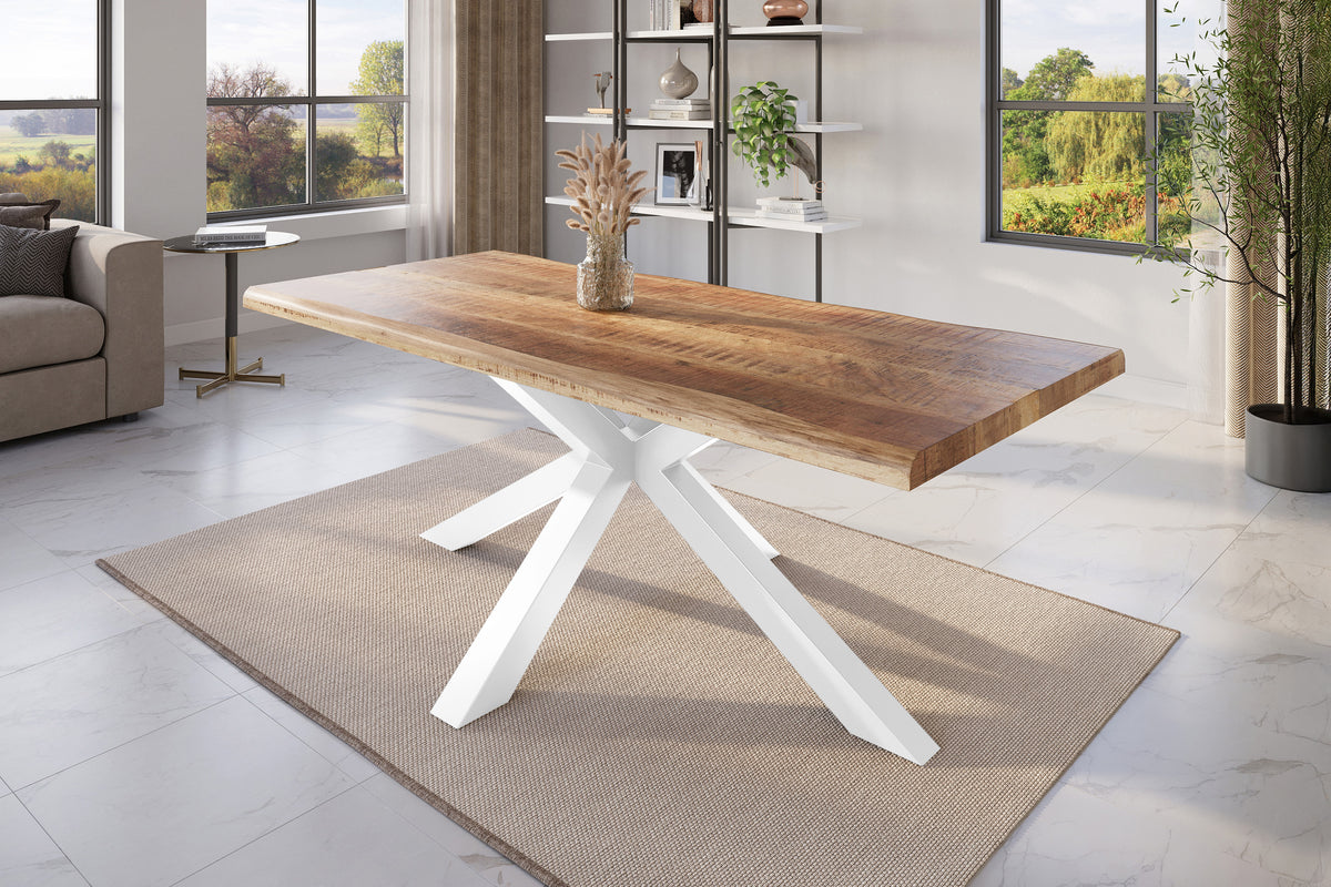 #200x100 #mangoroughfarben #spider-gestellweiß