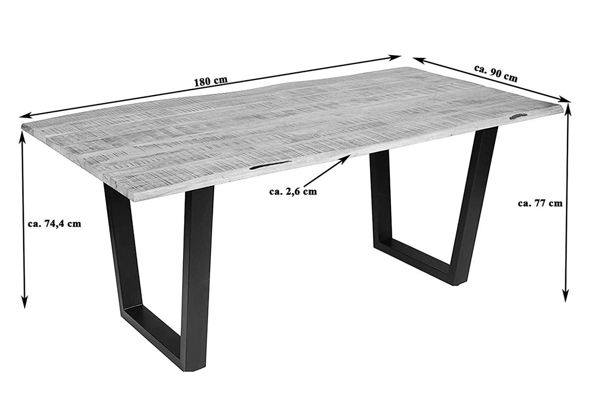 #180x90 #v-gestellsilber