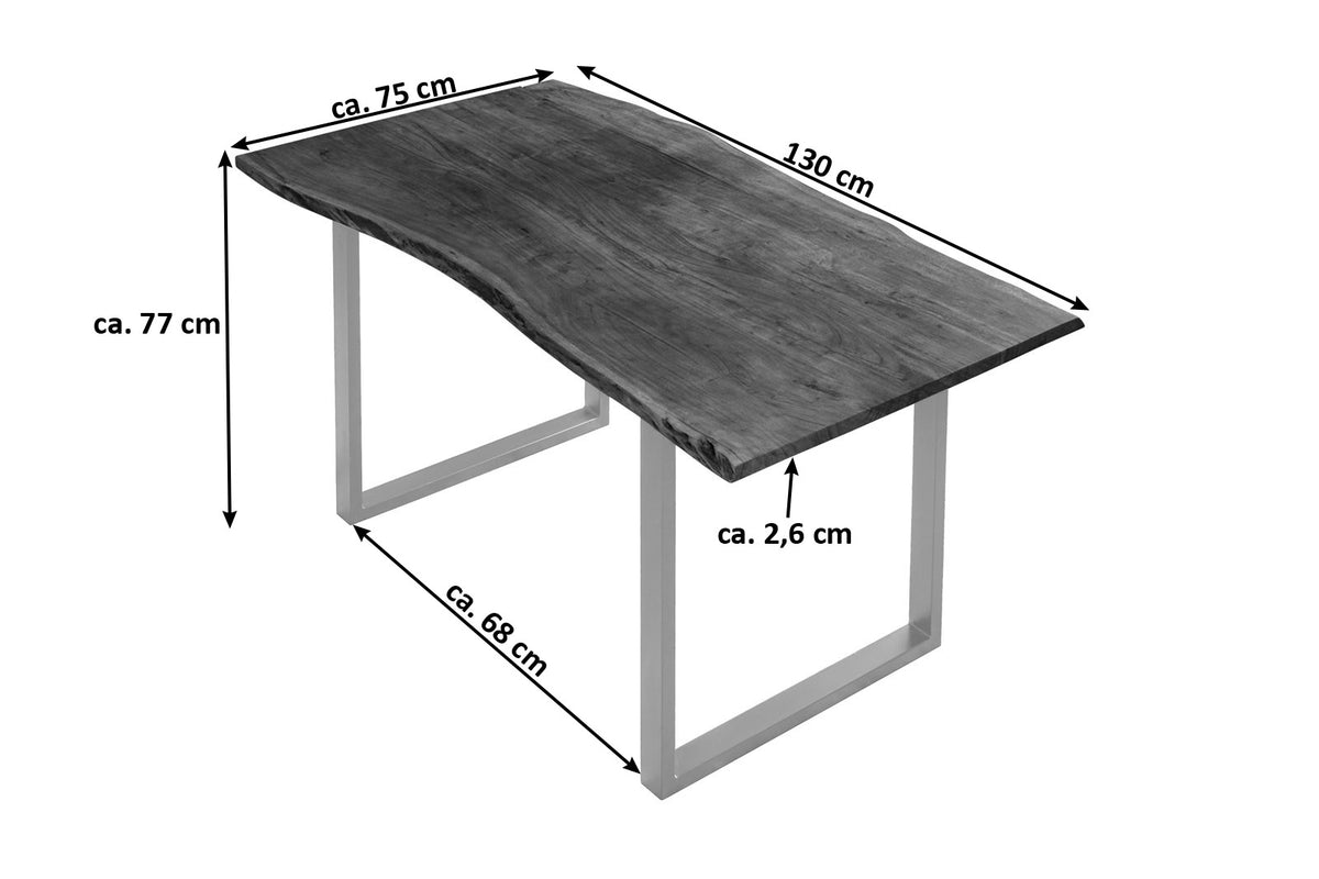 #130x75 #nussbaumfarben #silber