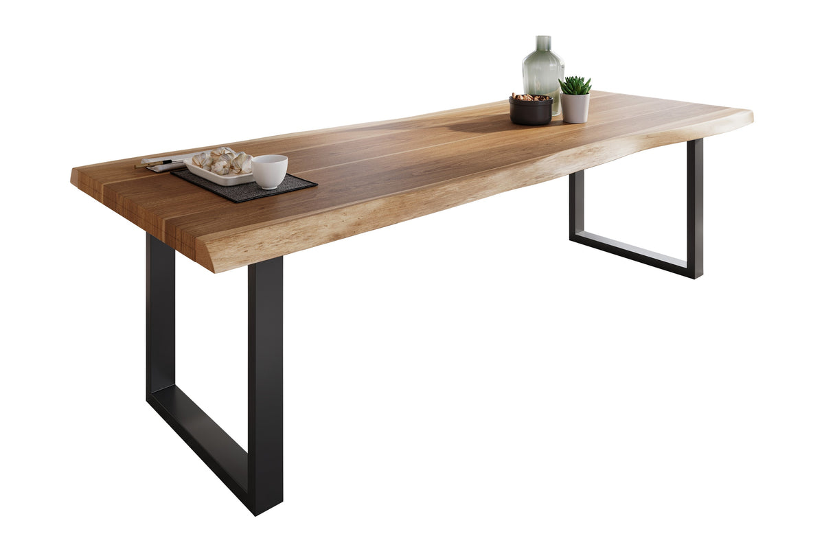 #280x100 #akazienaturfarben #u-gestellschwarz
