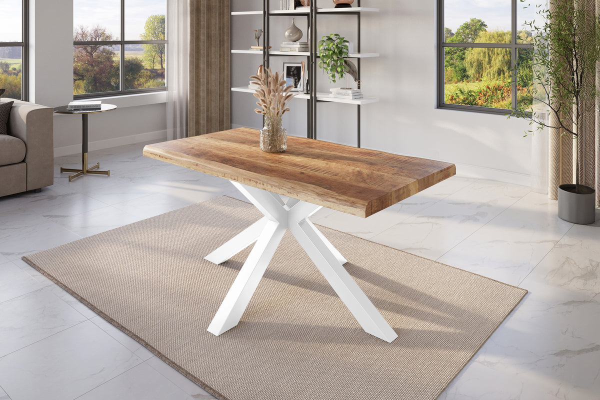#160x85 #mangoroughfarben #spider-gestellweiß