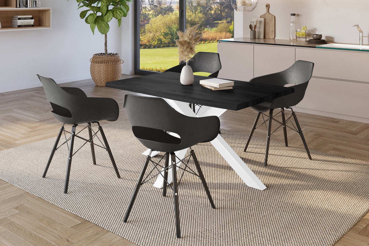 #120x80 #holzgrau-optik #spider-gestellweiß
