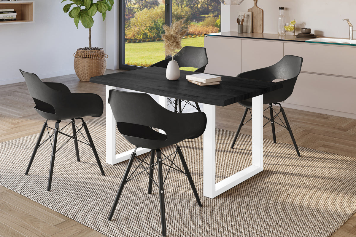 #140x80 #holzgrau-optik #u-gestellweiß