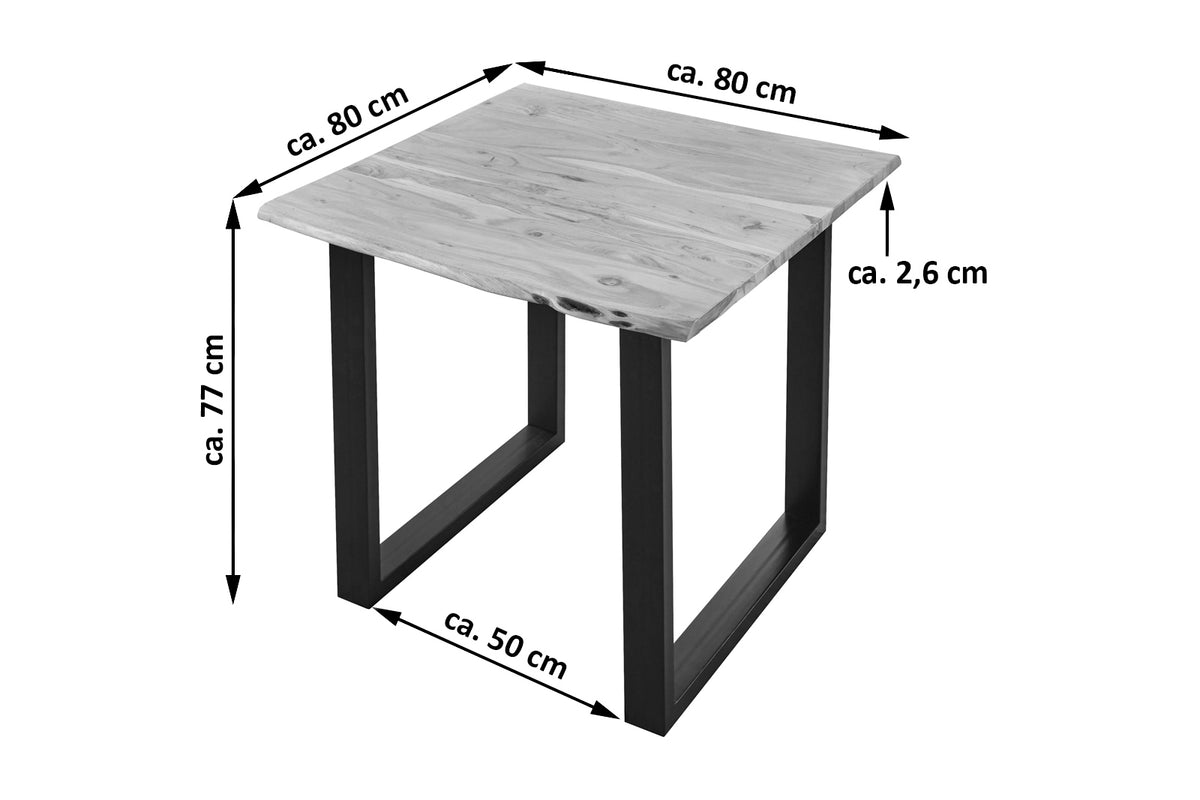 #80x80 #naturfarben #u-gestellschwarz