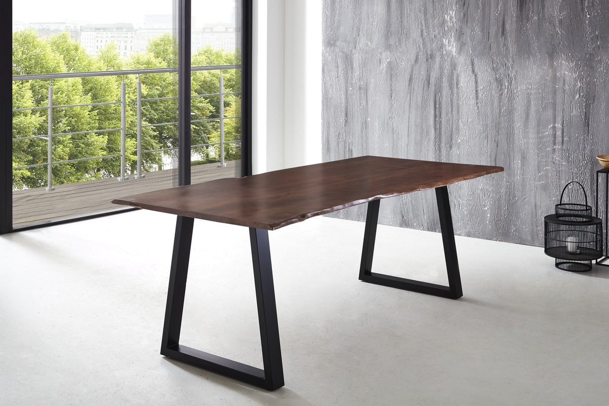 #240x100 #nussbaumfarben #v-gestellschwarz