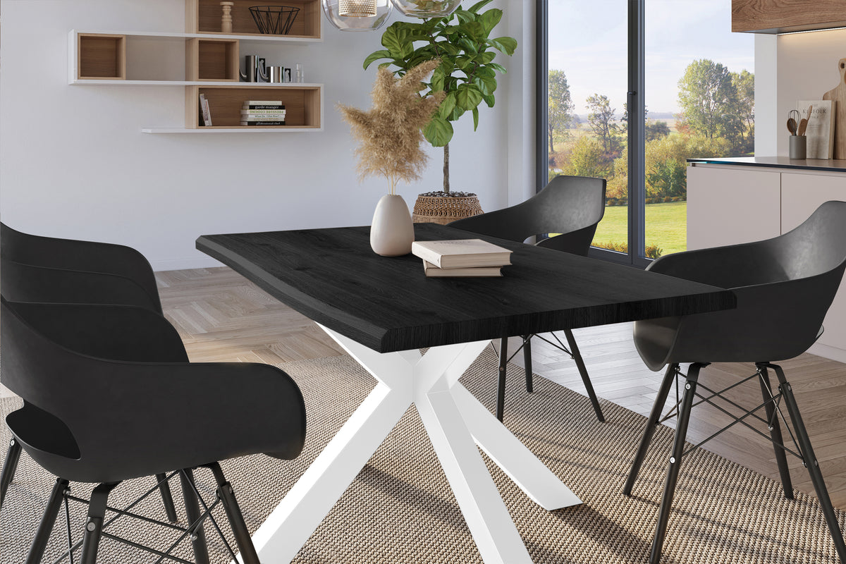 #120x80 #holzgrau-optik #spider-gestellweiß