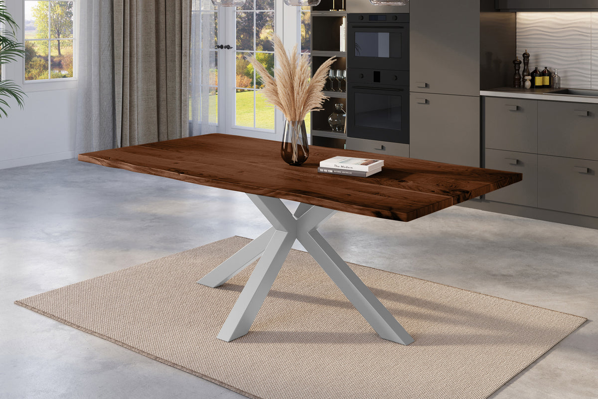 #180x90 #nussbaumfarben #silber