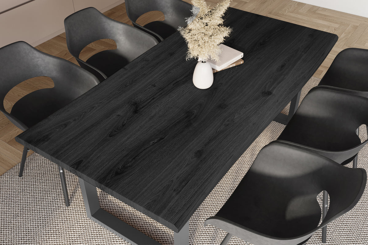 #180x90 #holzgrau-optik #u-gestellschwarz