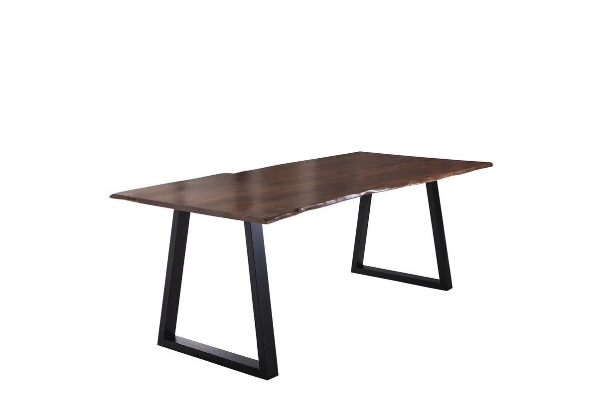#220x100 #nussbaumfarben #v-gestellschwarz