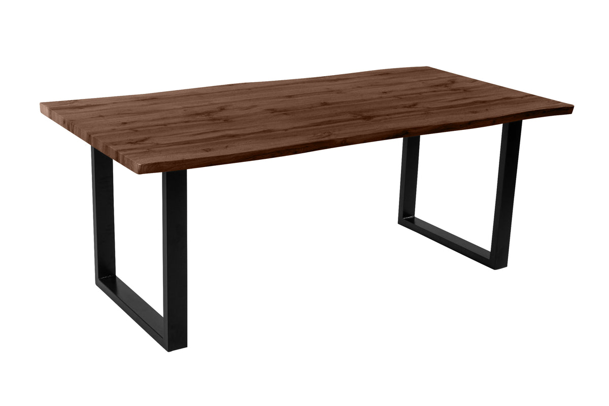 #160x85 #holznussbaum-optik #7tlg.schwarz