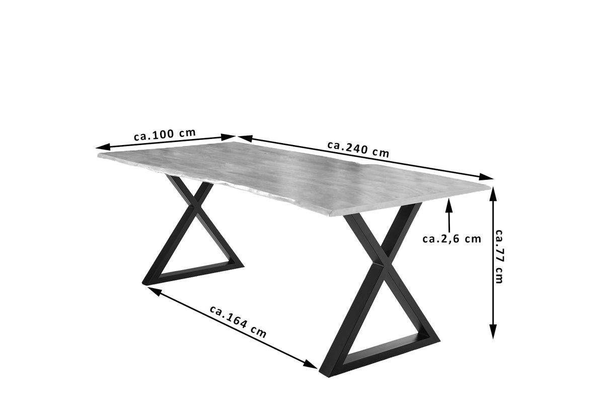 #240x100 #naturfarben #x-gestellschwarz