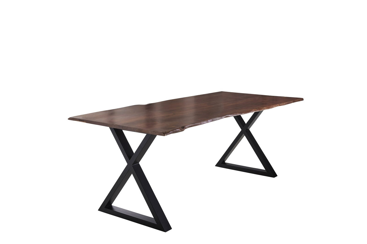 #240x100 #nussbaumfarben #x-gestellschwarz