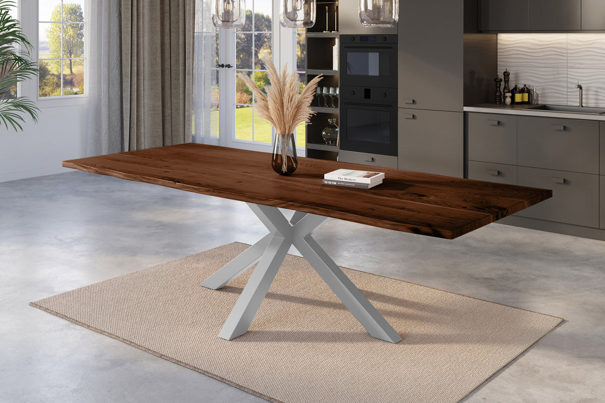 #280x100 #nussbaumfarben #silber