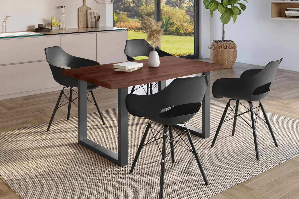 #120x80 #holznussbaum-optik #u-gestellschwarz