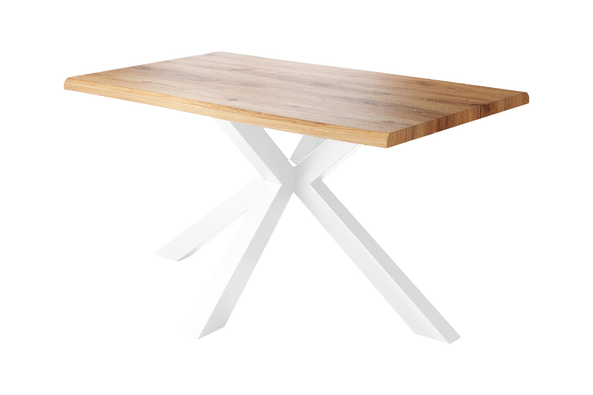 #120x80 #holzwildeiche-optik #spider-gestellweiß