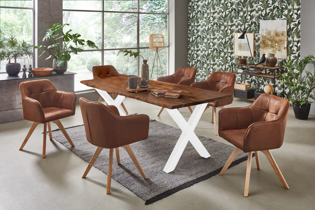 #120x80 #nussbaumfarben #x-gestellweiß