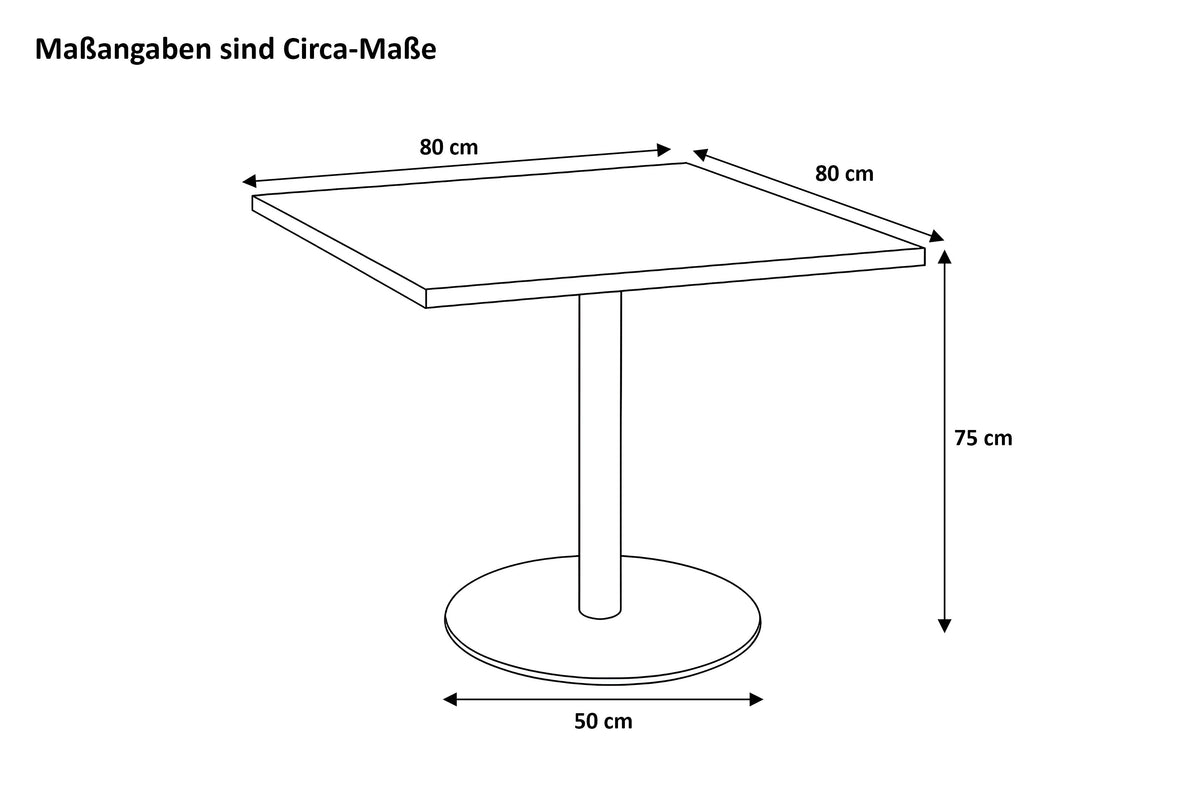 #80x80 #säulen-gestellrundschwarz