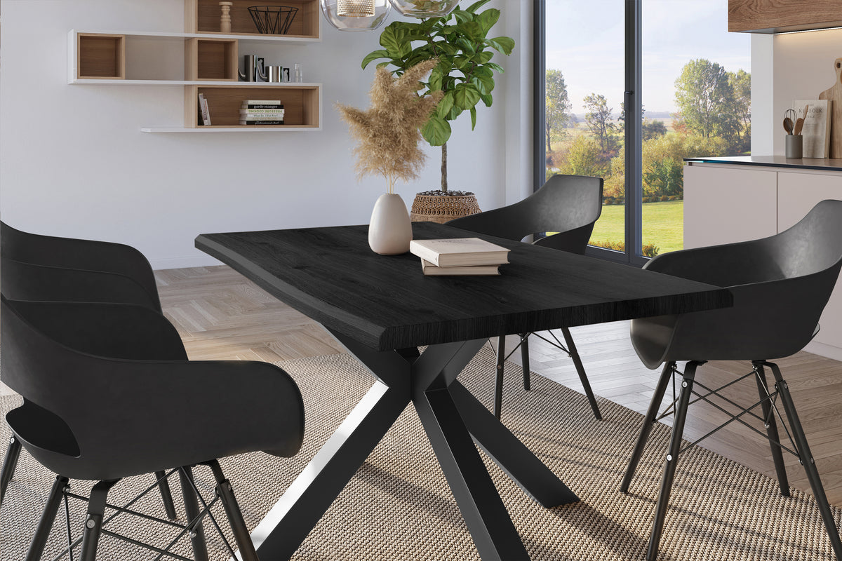 #120x80 #holzgrau-optik #spider-gestellschwarz