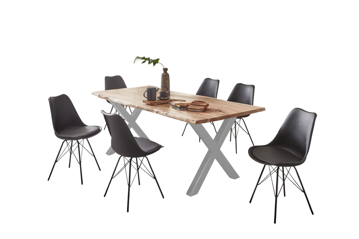 #220x100 #naturfarben #x-gestellsilber