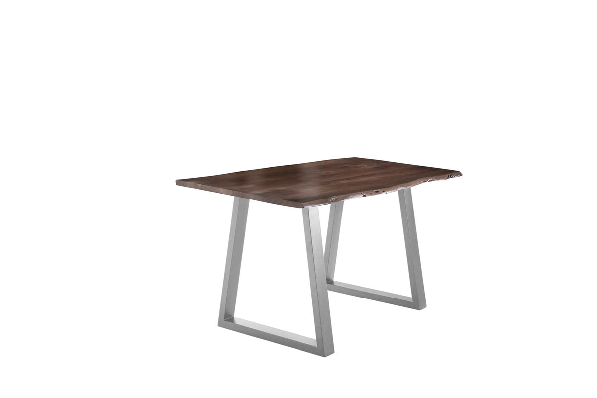 #120x80 #nussbaumfarben #v-gestellsilber