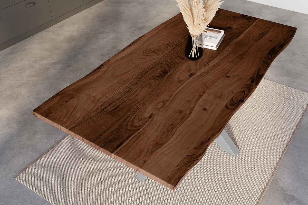 #220x100 #nussbaumfarben #silber