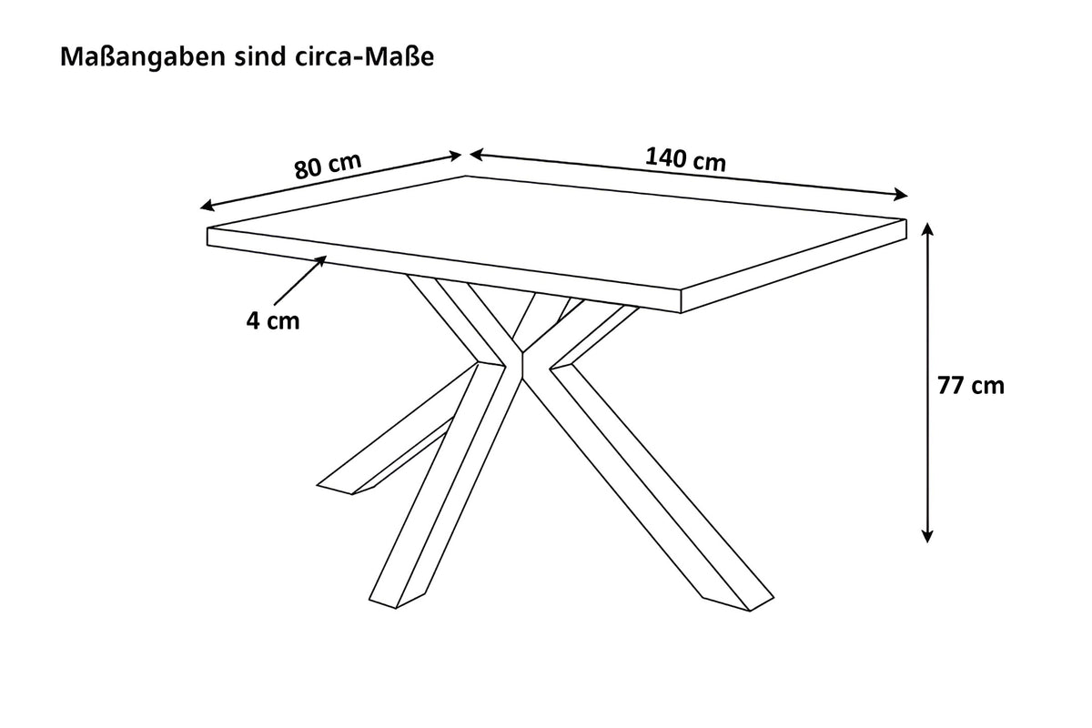 #140x80 #holzgrau-optik #spider-gestellsilber