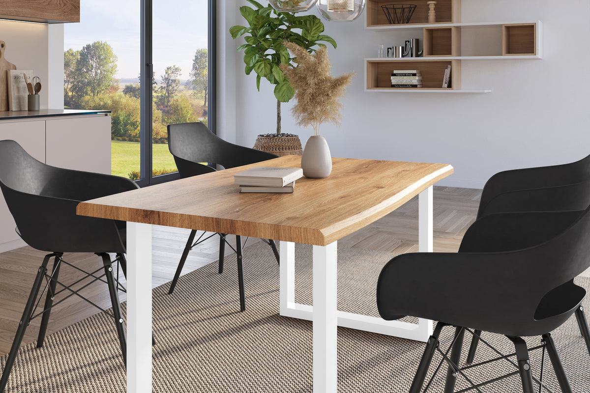 #120x80 #holzwildeiche-optik #u-gestellweiß