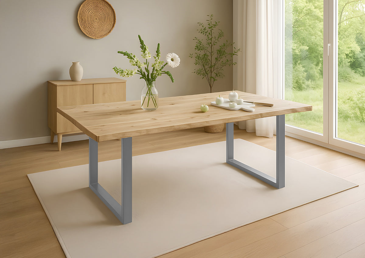 #120x80 #naturfarben #u-gestellsilber