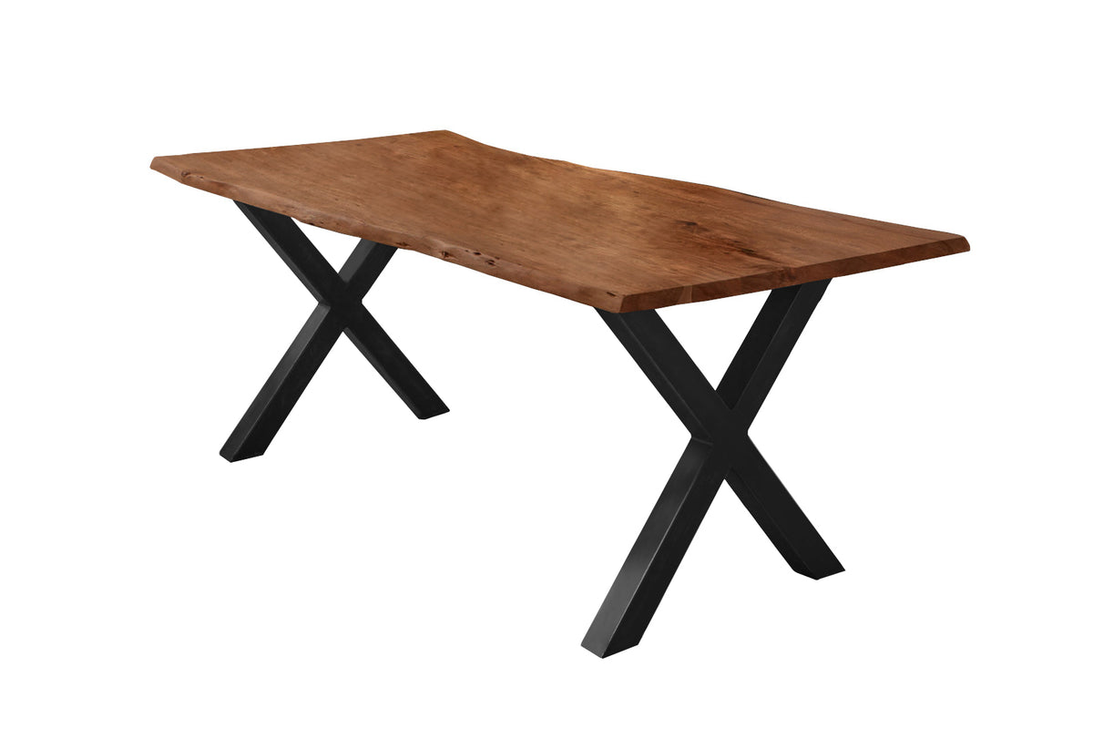 #280x100 #nussbaumfarben #x-gestellschwarz