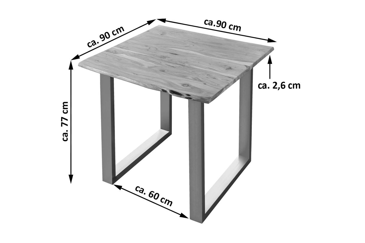 #80x80 #naturfarben #u-gestellsilber