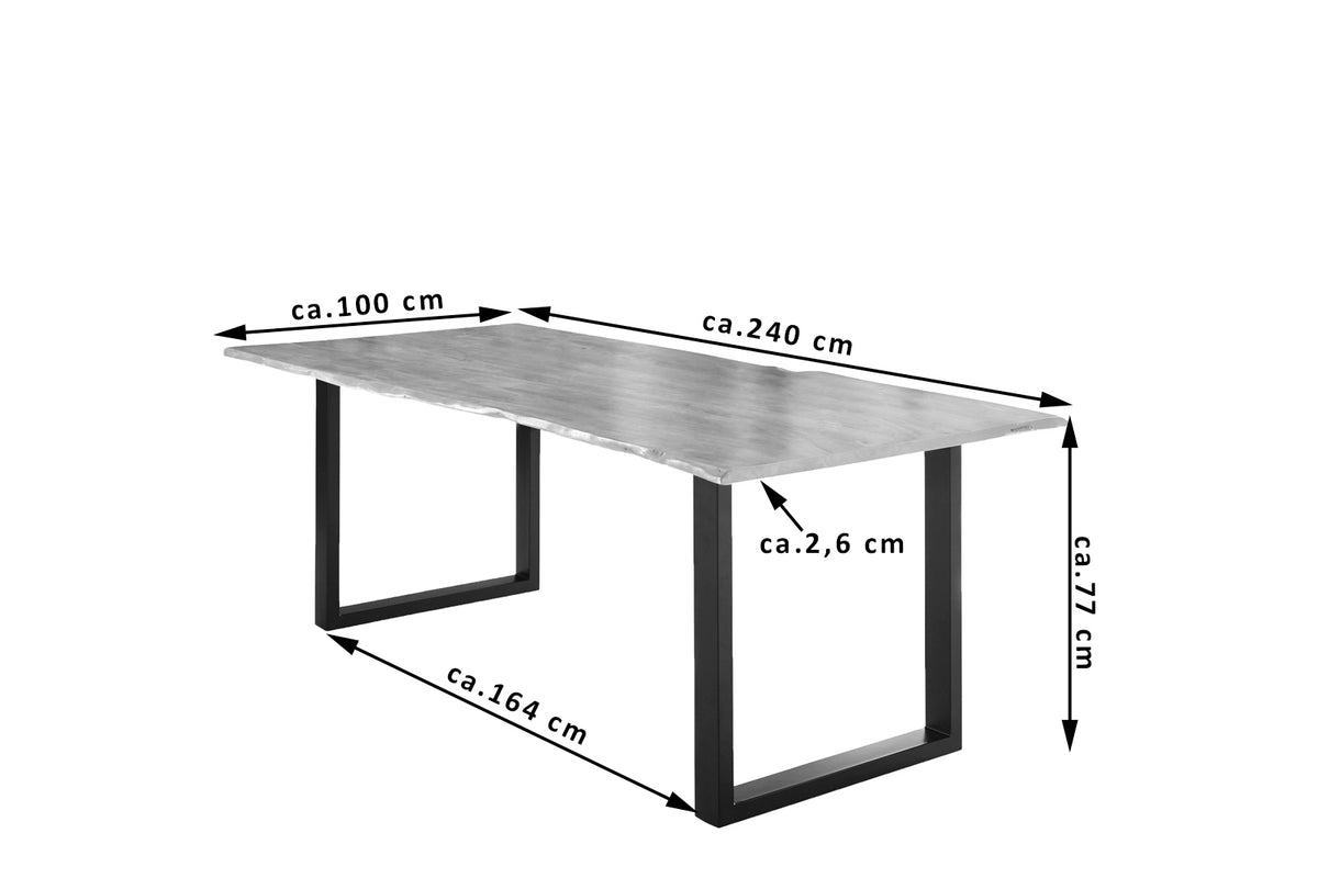 #240x100 #naturfarben #u-gestellschwarz
