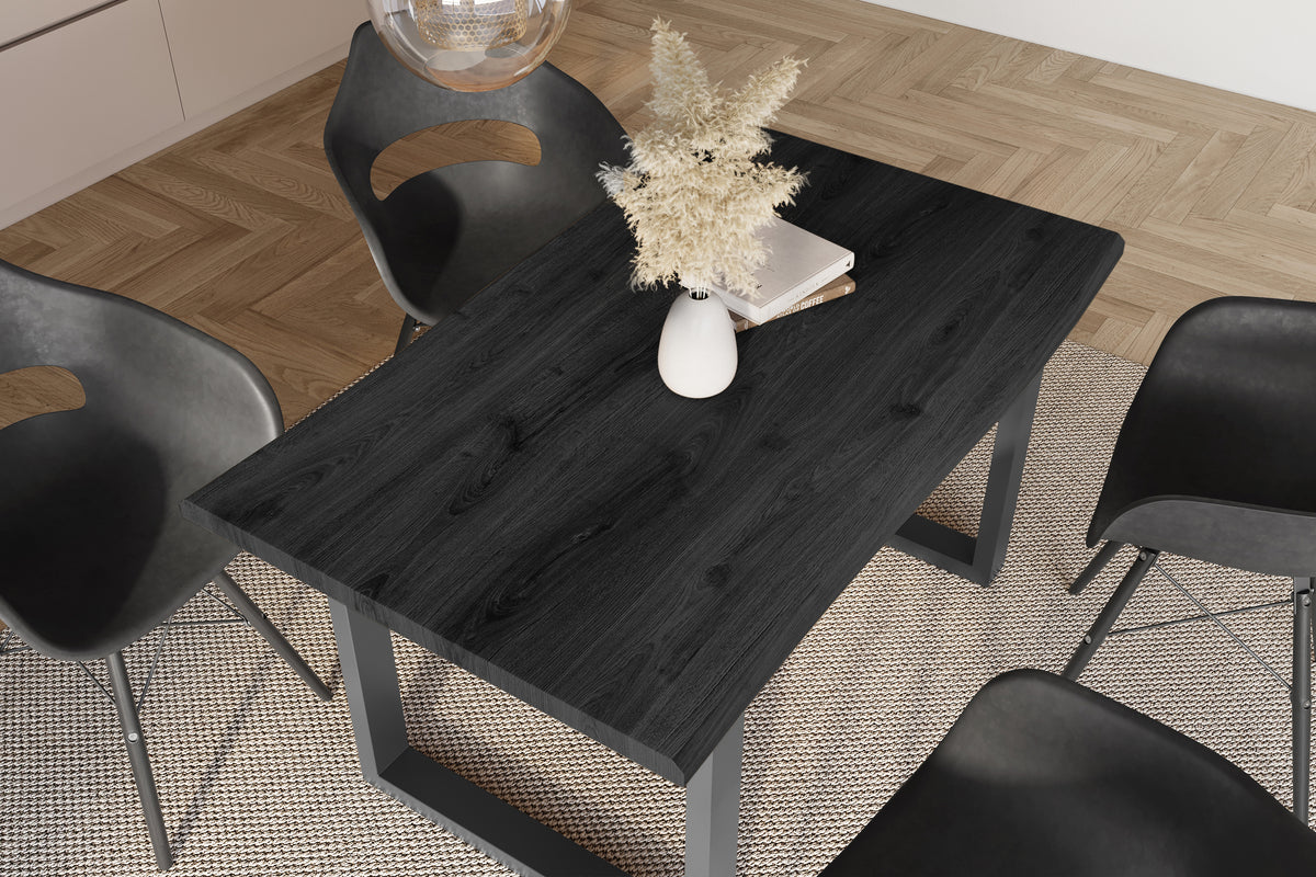 #140x80 #holzgrau-optik #u-gestellschwarz