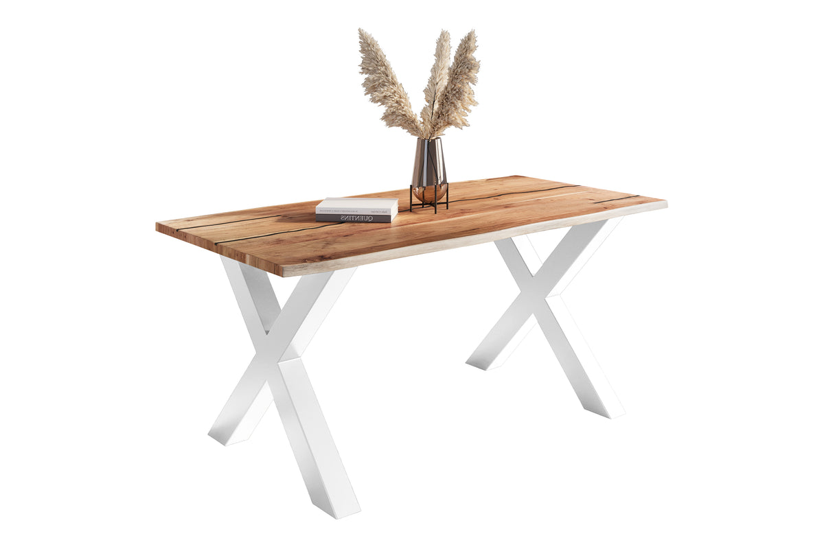 #180x90 #naturfarben #x-gestellweiß
