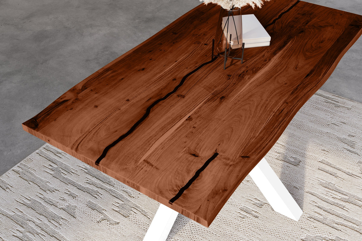 #160x85 #nussbaumfarben #spider-gestellweiß