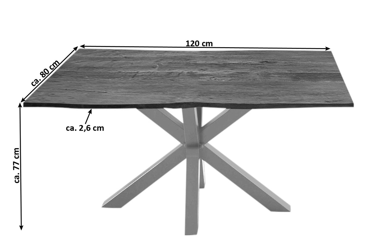 #120x80 #nussbaumfarben #silber