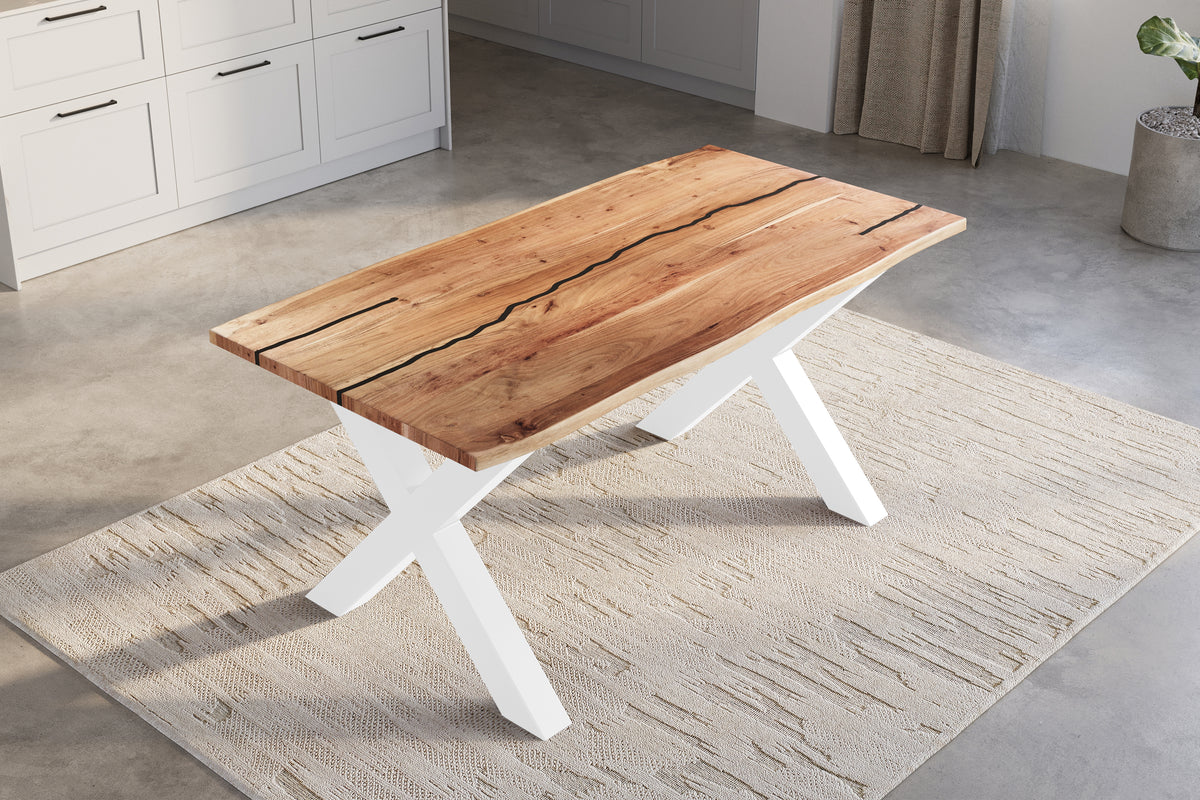 #180x90 #naturfarben #x-gestellweiß