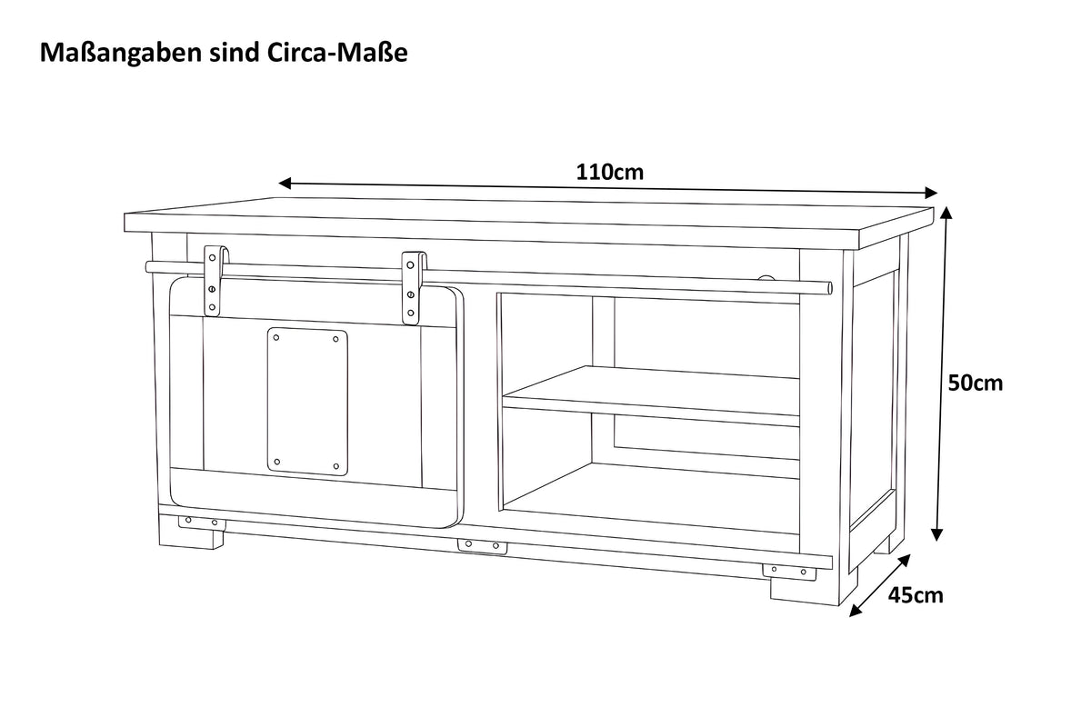 #110x45 #akazienaturfarben #2schiebetürenund4fächern