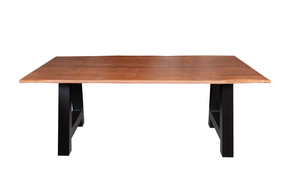 #180x90 #nussbaumfarben #a-gestellschwarz
