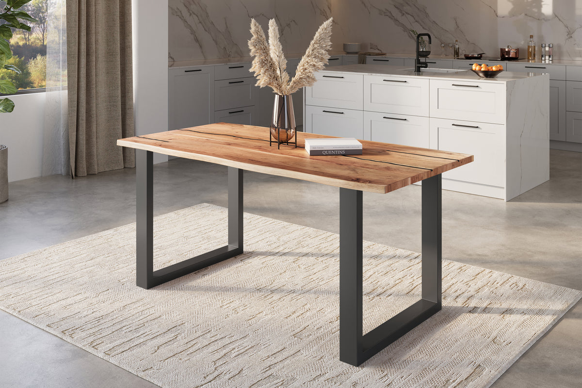 #180x90 #naturfarben #u-gestellschwarz