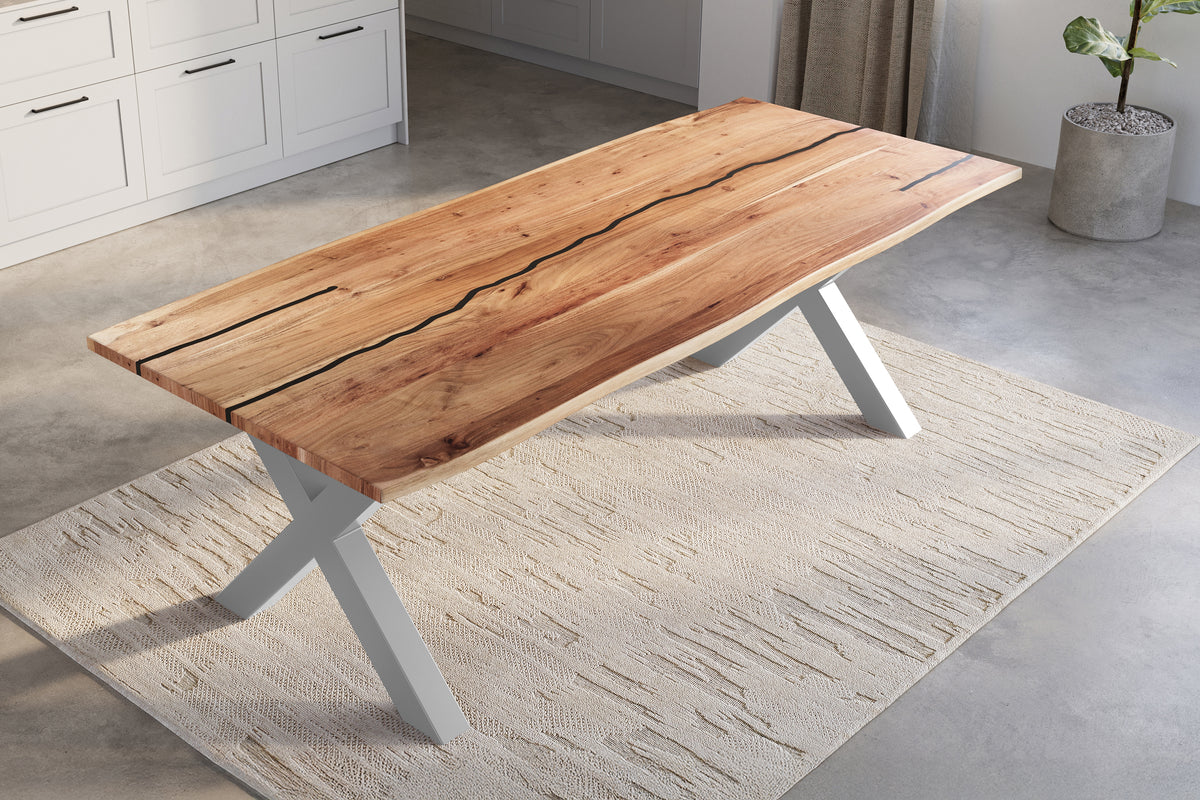 #260x100 #naturfarben #x-gestellsilber